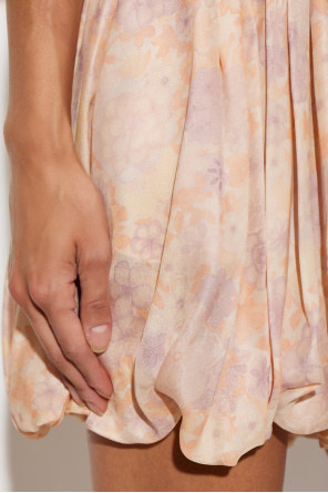 Chloé Silk shorts with a floral motif