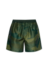 Balmain Camouflage motif shorts