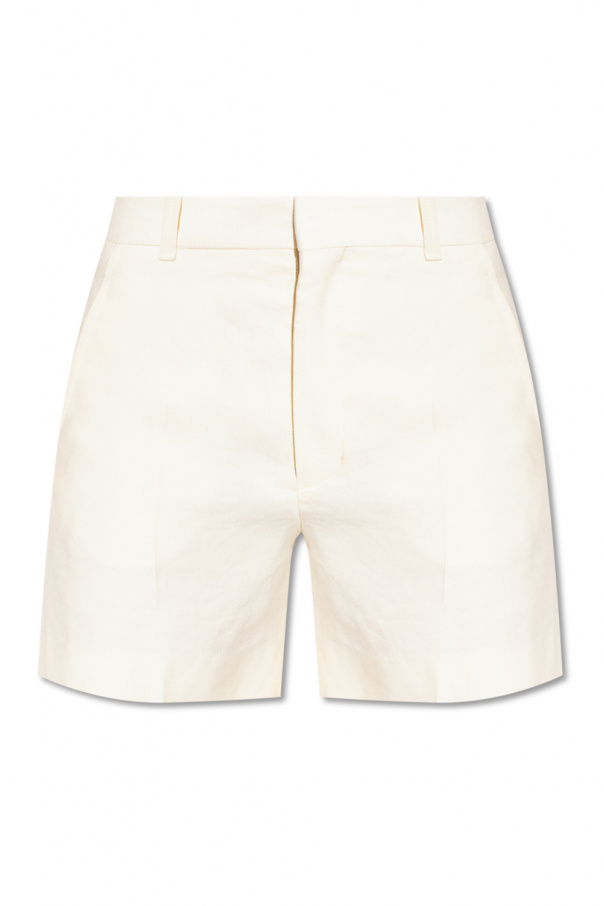 Chloé Pleat-front shorts