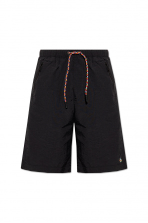 Shorts with multicolored drawstrings od Marcelo Burlon