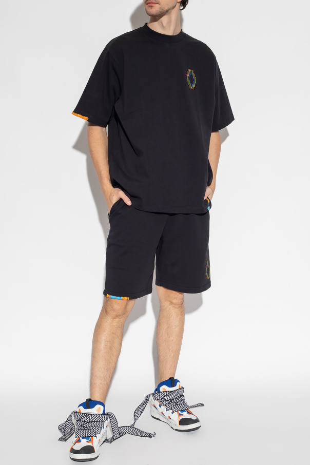 Marcelo Burlon white chino shorts