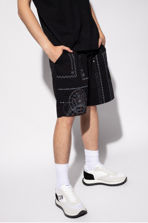 Marcelo Burlon Logo-printed shorts