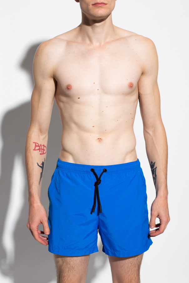 Marcelo Burlon Swim stretch shorts with logo