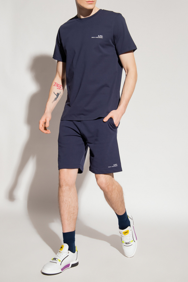 A.P.C. shorts morley with logo