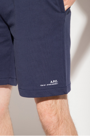 A.P.C. shorts morley with logo