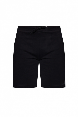 SANDRO cable-knit high-rise knitted shorts