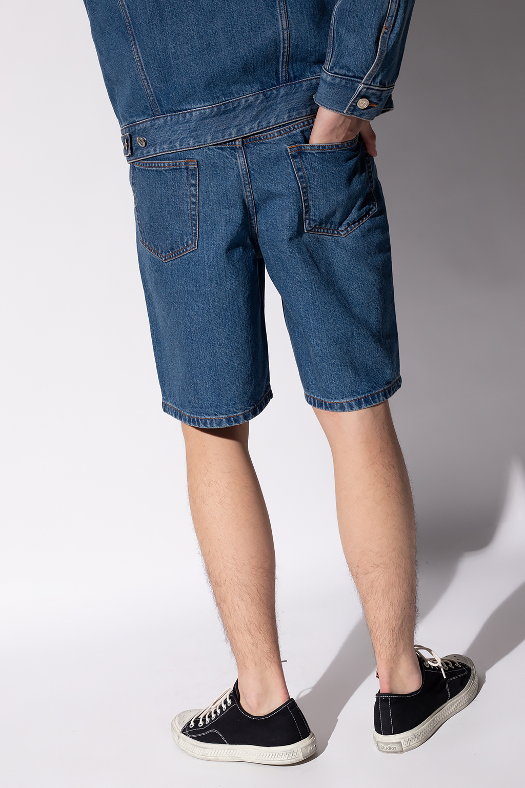 A.P.C. Denim STONEWASHED shorts