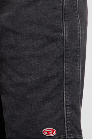 Diesel 'COLLUSION Grå skræddersyede shorts i nylon