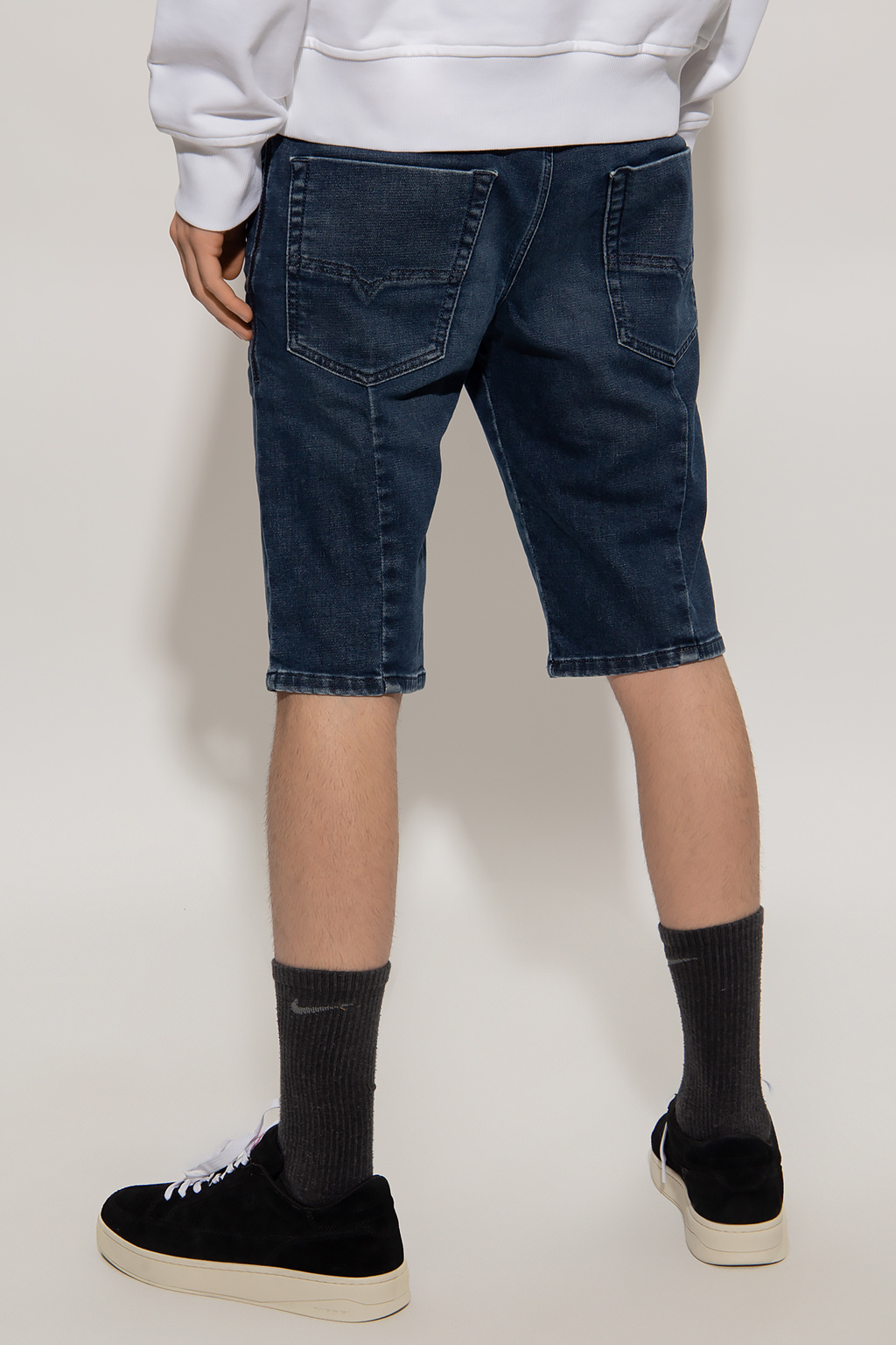 diesel krooshort denim shorts