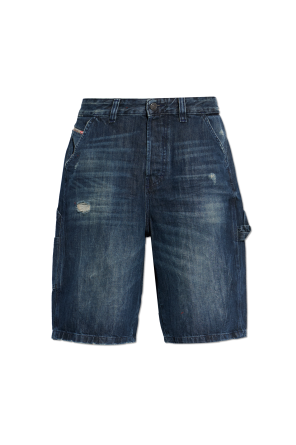 ‘D-LIVERY-W-SHORT’ denim shorts