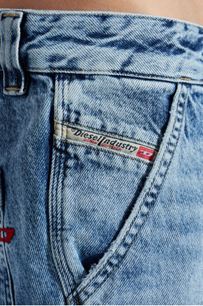 Diesel `D-LIVERY-W-SHORT` denim shorts