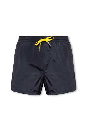 Heron Preston Reflex belted logo shorts