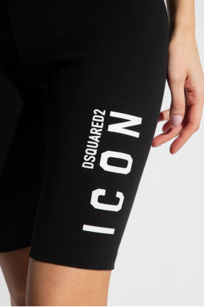 Dsquared2 Cropped leggings casablanca with logo