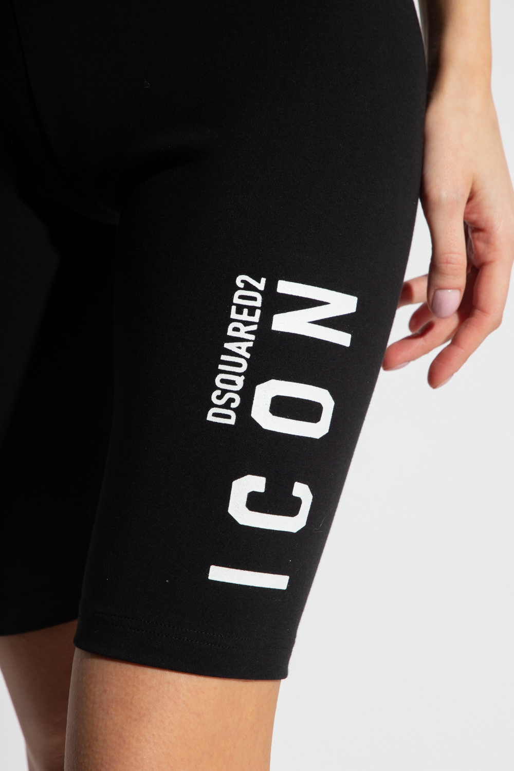 Dsquared2 Cropped leggings with logo