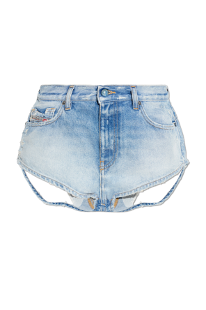 `DE-LUNAR` denim shorts