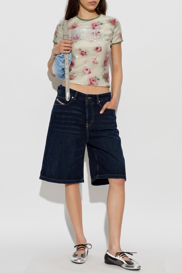 Diesel "DE-SIRE-SHORT" denim shorts