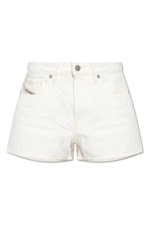 ‘DE-YUBA’ denim shorts