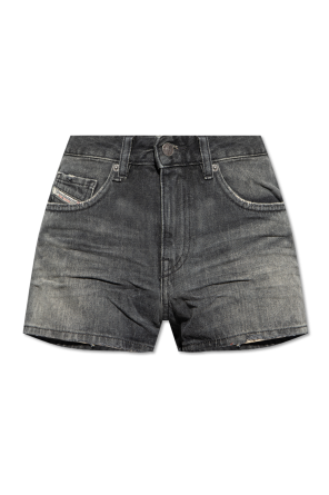 ‘DE-YUBA’ denim shorts