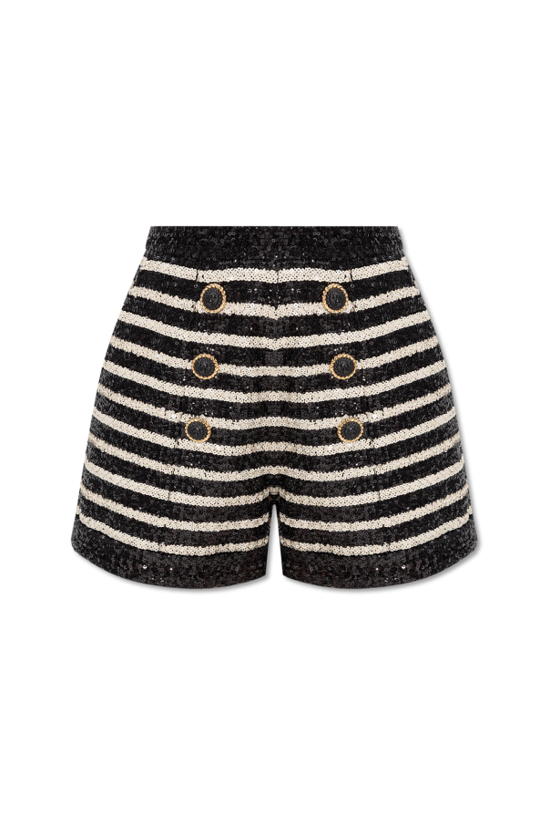 Balmain Sequin Shorts