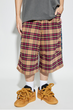 PDF Plaid pattern shorts
