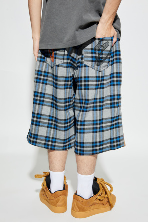 PDF Plaid pattern shorts