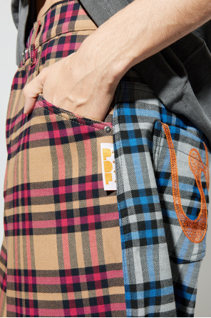 PDF Plaid pattern shorts