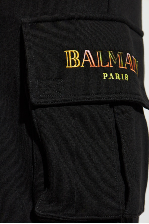 Balmain Bawełniane szorty typu `cargo`