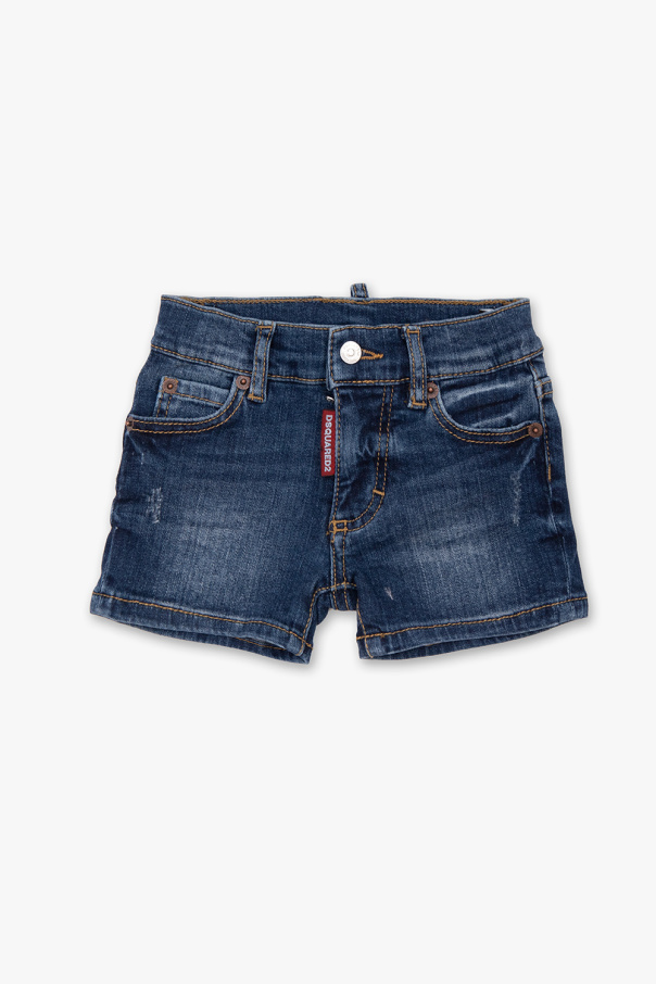 Dsquared2 Kids Denim shorts Buty with logo