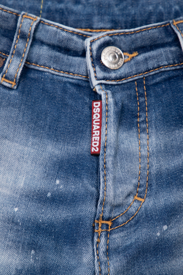 Dsquared2 Kids DONDUP low-rise distressed jeans