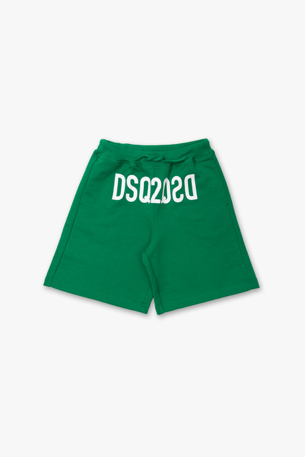 Dsquared2 Kids VETEMENTS stripe-print logo-waistband leggings Nero