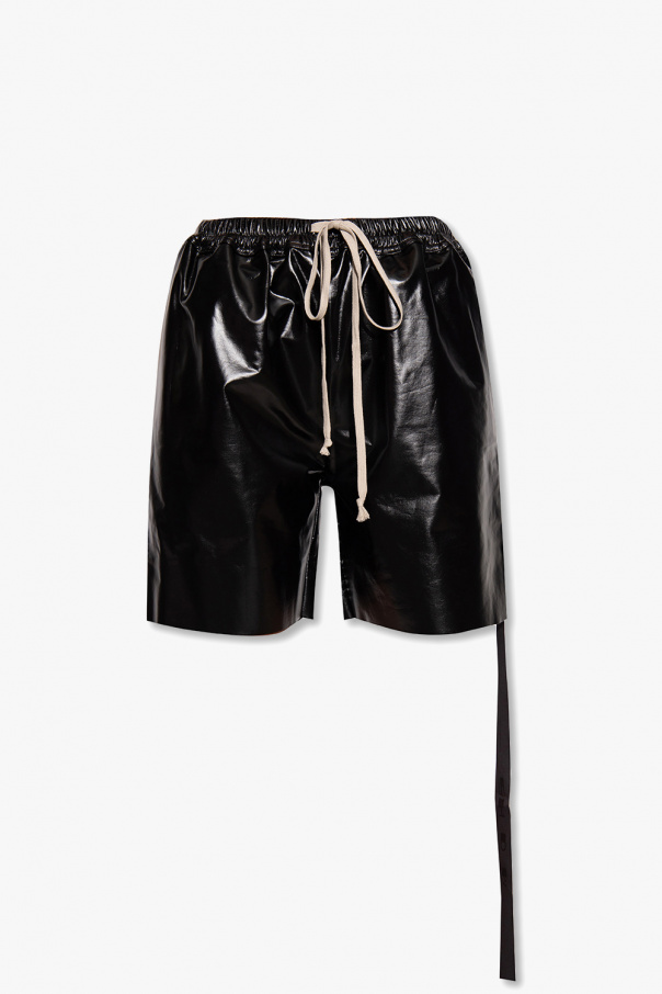 Rick Owens DRKSHDW Faux-leather shorts