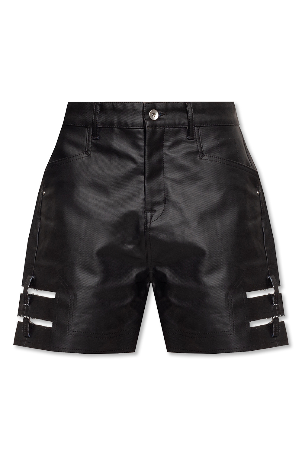 Rick Owens DRKSHDW piped Bermuda shorts Bianco