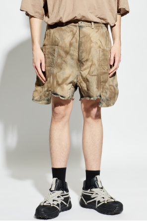 Rick Owens DRKSHDW Denim shorts with 'vintage' effect