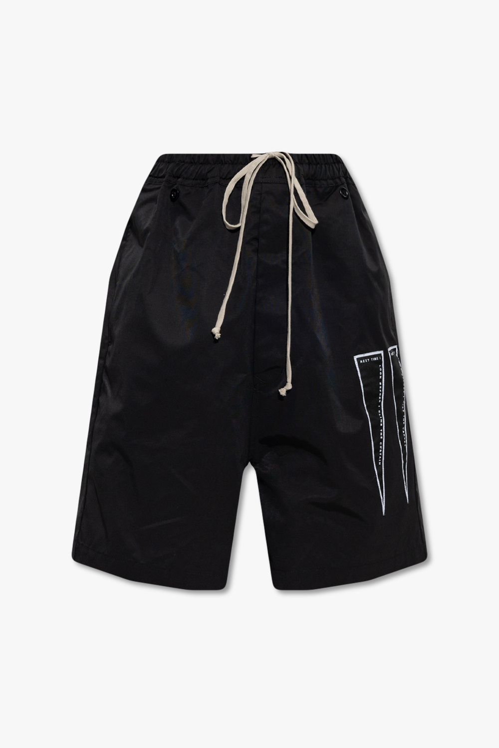 Rick Owens DRKSHDW Patched shorts