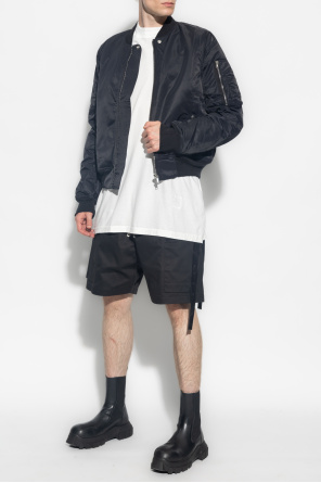 ‘cargobela’ shorts od Thunderbolt-print sweatshirt Grigio