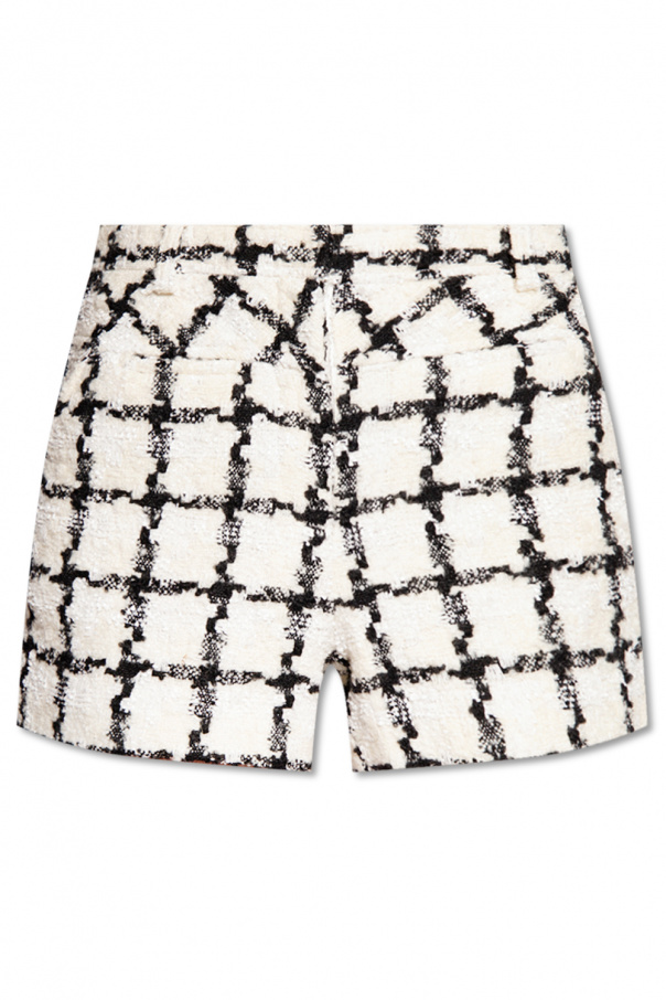 robe col bateau en jean ‘Gramercy’ tweed shorts