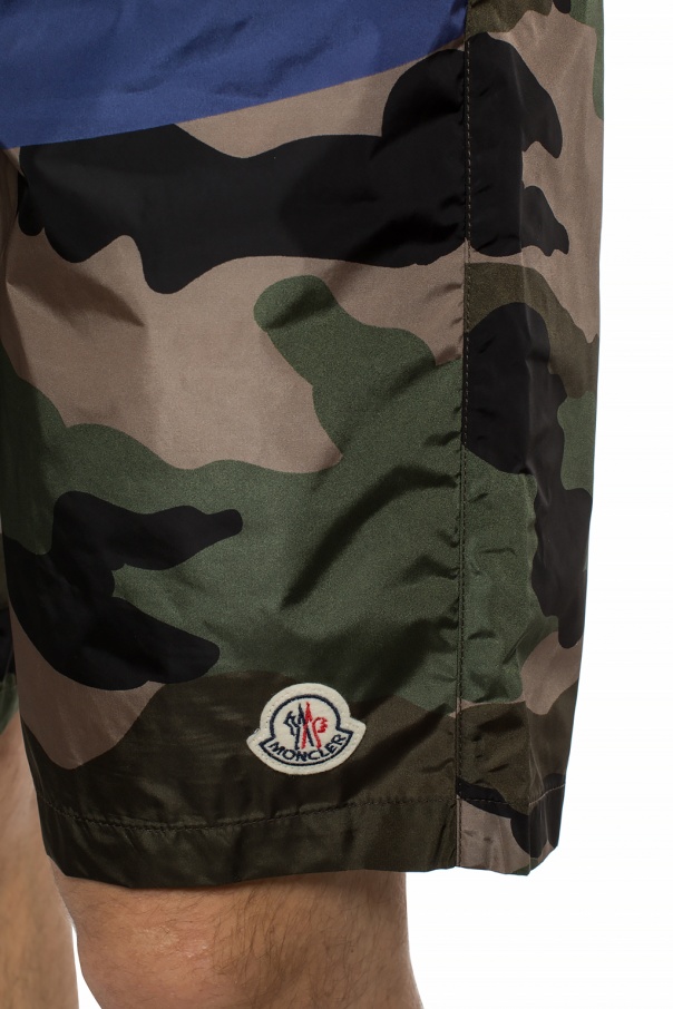 moncler swim shorts khaki