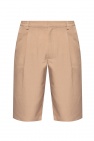 Ami Alexandre Mattiussi Wool pleat-front shorts