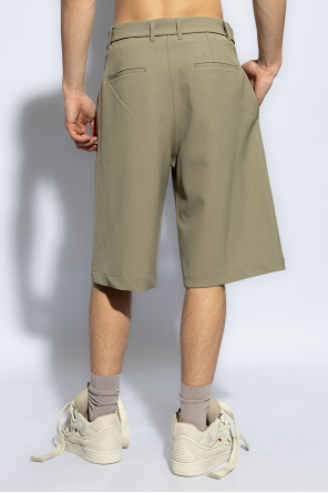Etudes Woolen shorts with crease