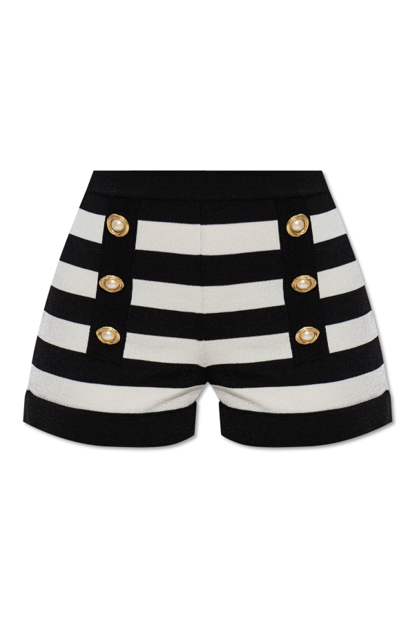 Balmain Gestreifte Shorts
