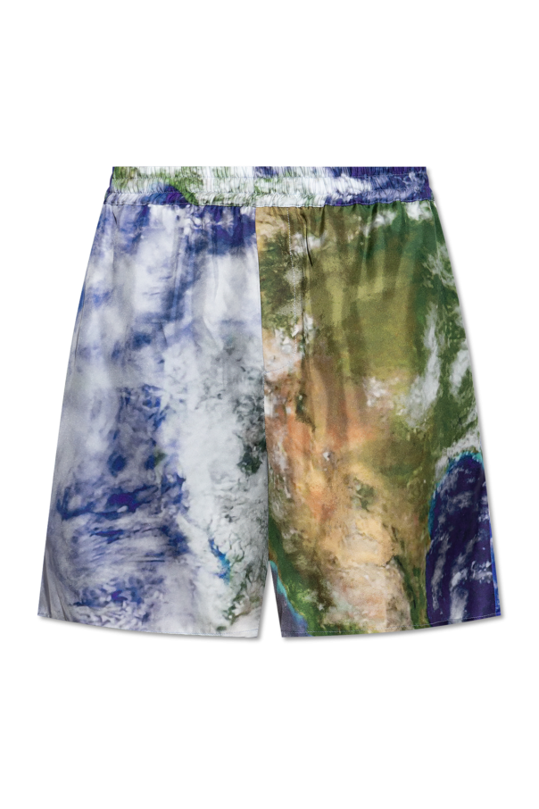 Silk shorts with print, zdjęcie 1 Silk shorts with print od Balmain