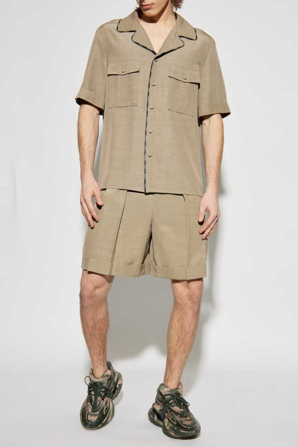 Balmain Falten-Shorts