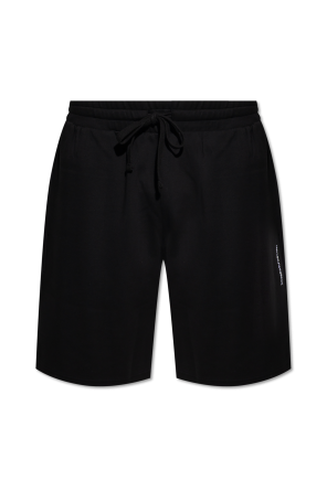 Shorts with embroidered logo
