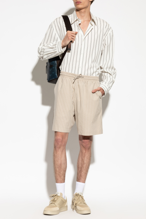 Emporio Armani Pantalones cortos con parche de logo