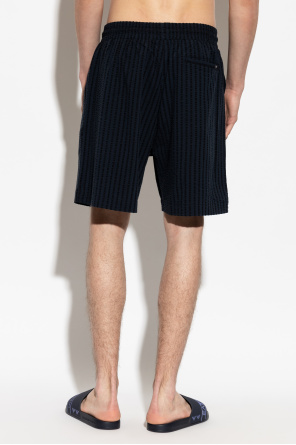 Emporio Armani Pantalones cortos con parche con logo