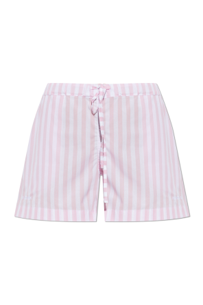 Pantalones cortos con estampado de rayas