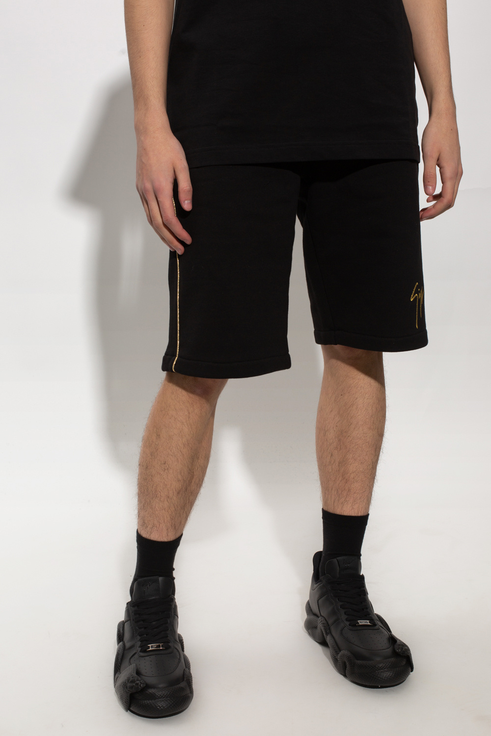 Giuseppe Zanotti Mid Length Cargo Jersey Shorts