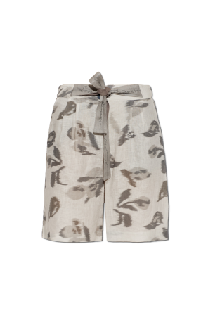 Linen shorts