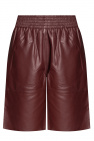 Samsøe Samsøe Leather shorts