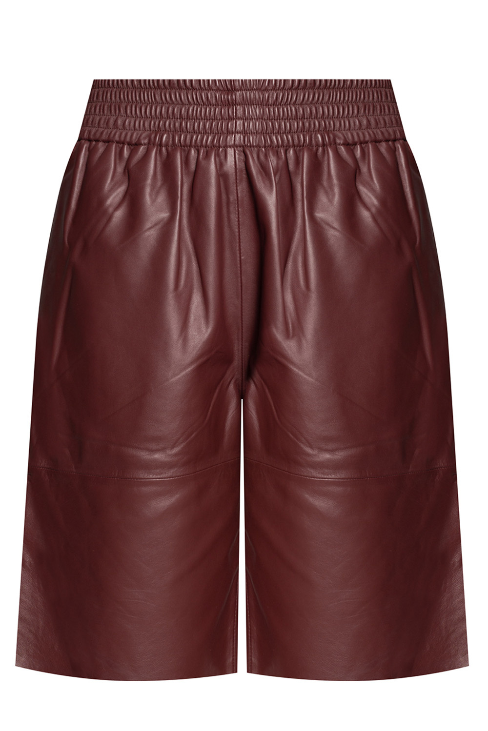 Samsøe Samsøe Leather shorts